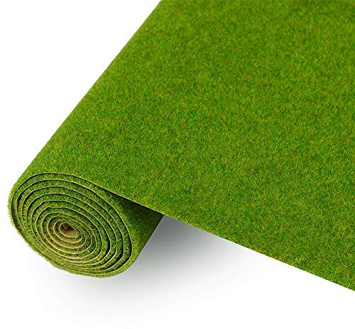 Evemodel 100 * 41 cm Alfombra de césped - Paisajismo Colores Surtidos Mat Praderas Mate, Modelo de Césped Césped Alfombra Césped Hierba Mini Jardín Bonsái Decoración