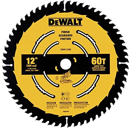 DEWALT 12 in. 60T Finish Saw Blade (DWA11260)