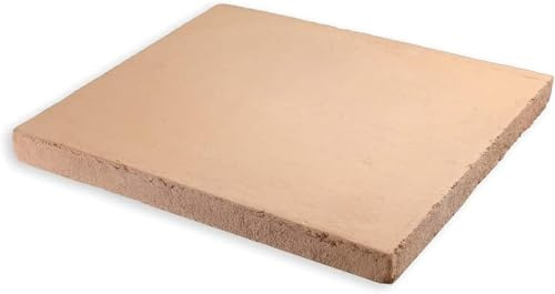 Megashopitalia Biscuit Casapulla Pierre Réfractaire pour Pizza Four Saputo Made in Italy (L33,5 x P33,5 x H2 cm)