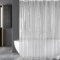 KUOGAS Rideau de Douche Anti-Moisissure avec 3 Aimants Plus Puissants en Bas, Transparent avec Motif Cube d'eau 3D, Rideau De Douche en Plastique Eva ImperméAble (180L X 200H cm (1 Panneaux))