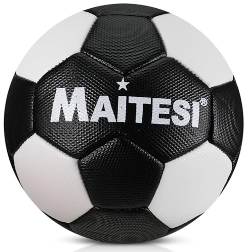 KWJEIULSOQ Handball, Handball Children Unisex, Leather Handball, Durable and Non-Slip Handball, Size 2, Handball Training and Play Ball for Children, Teenagers and Adults (Black