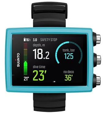 SUUNTO Unisex – Erwachsene EON Core Aqua Swimcomputer, Blue, Einheitsgröße