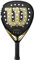 Wilson Raqueta de Pádel Defy V1, Libera Potencia Dinámica, Fabricada con Superficie de Carbono 3K y Diseño Aeroexact, Color: Negro/Dorado, Talla: 2