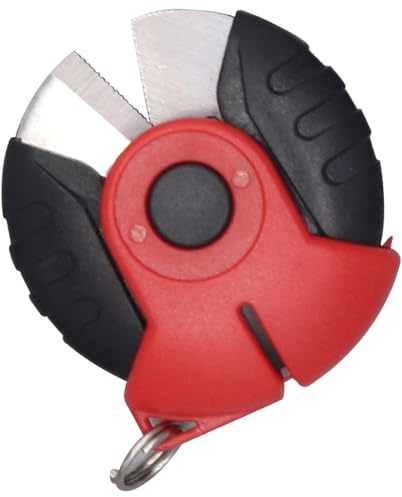 Tijeras de pesca de acero inoxidable para trenzado, multifunción, pequeñas y redondas