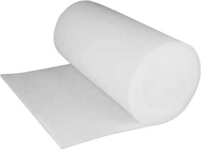Zuschneidbarer Luftfilter 100x100cm – Universal Filtervlies für Heizung, Lüftung & Klimaanlage | Weiß, ca. 0.3cm Stärke, Staubfilter
