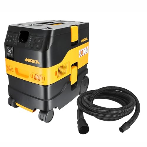 Mirka DEXOS 1217X 17L M-Class HEPA Dust Extractor – Compact Professional Sanding Extraction System with Auto Filter Cleaning, Brushless Motor & Smart Bluetooth Control