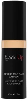 BLACK UP - Fondotinta fluida opaca NFL01 - tinta naturale e unificata, copertura media, effetto opaco istantaneo, sebo-regolatore, lunga tenuta - 30 ml