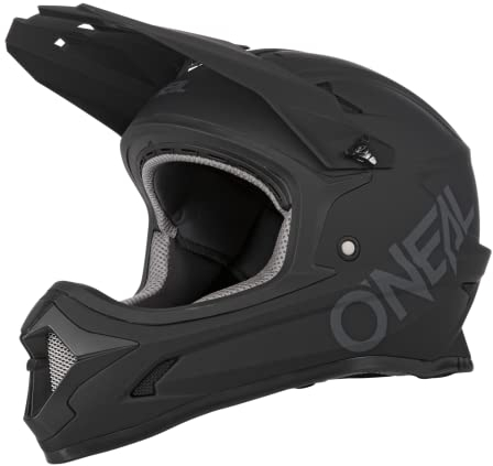 O'NEAL | Mountainbike-Helm | MTB Downhill | Nach Robustes ABS, Ventilationsöffnungen für Luftstrom & Kühlung, ABS Außenschale | SONUS Helmet SOLID | Erwachsene | Schwarz | Größe XL
