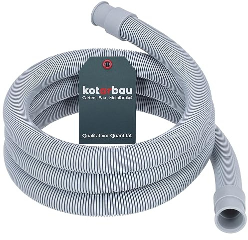 KOTARBAU® Waschmaschinen Ablaufschlauch 2 m x ⌀ 24 mm Abwasserschlauch Waschmaschinenschlauch für Spülmaschine Geschirrspüler