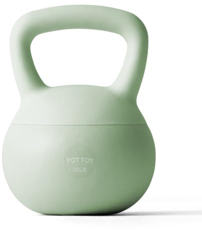 YOTTOY Soft Kettlebell,Kettlebell Anti-Slip Grip Weight for Home Workouts, Kettlebells Set Strength and Safety Guaranteed