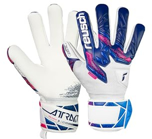 Reusch Attrakt RE:Grip NC Junior Non-Slip and Breathable Goalkeeper Gloves Football Gloves for Children Teenagers for Boys Girls Suitable for All Weather Conditions and Pitch Surfaces