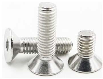 30pcs M3*8mm Stainless Steel Flat Screws Inner Hexagon Socket Countersunk Head Screw Stainless Nails Bolts