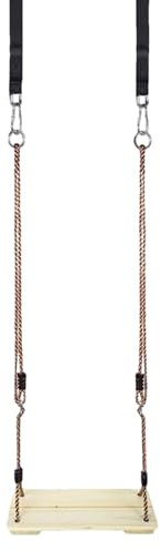 Tktouci Wooden Swing - Wooden Tree Swings for Kids Outdoor | Sensory Game Seat Chairs Equipment for Children Patio Porch Playground Nursery Garden