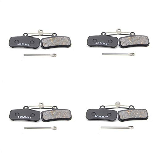 4 coppie SOMMET Pastiglie freno a disco semi-metallico per Saint BR-M810 M820 Zee BR-M640