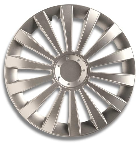 Copricerchi 13 Pollici Argento Set da 4 Meridi per Cerchi in Acciaio