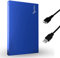 SUHSAI 500GB External Hard Drive USB 3.0 – Portable External HDD for Laptop, Mac, PS4, PS5, Desktop – Slim 2.5 Backup Storage Drive, External Hard Disk for Gaming, Data, Photos, Files – Blue