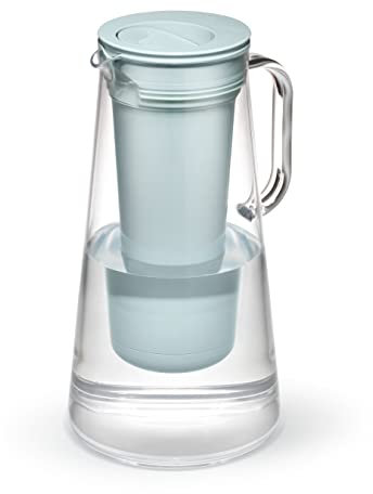 LifeStraw Home – Water Filter Pitcher, 7-Cup, Seafoam, BPA Free Designed for Everyday Protection Against Bacteria, parasites, microplastics, Lead, Mercury, PFAS, and a Variety of Chemicals