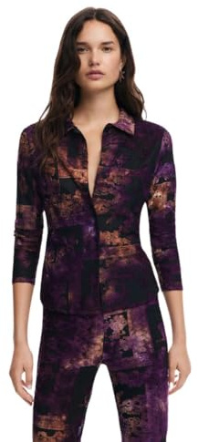 Desigual TS_ Nebula, 2000, L, Noir, Taille L