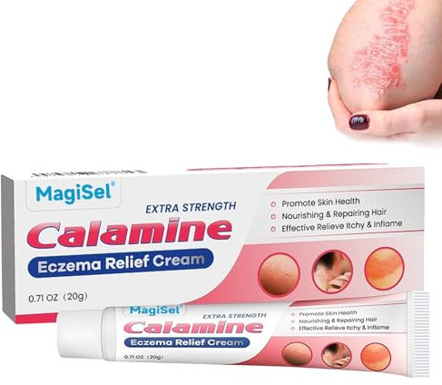 Crema eczema, Crema antifungina per la pelle allevia prurito, tigna, eczema, trattamento efficace di tinea pedis, allevia il prurito, lenisce le infezioni fungine sul corpo e sul viso, 20g