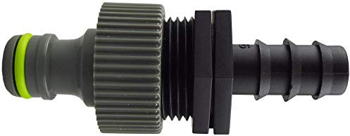 Porous Pipe/Soaker Hose/drip line Link Connector,-Push in Barb-Male- Universal Click hosepipe Male,for use with All 13mm pipework