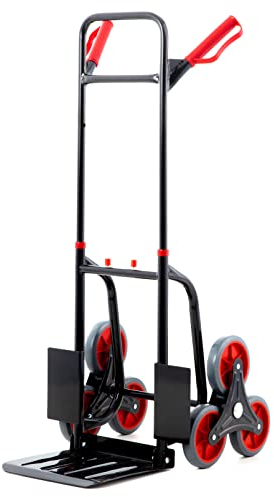 Pallit Diable pour escaliers Pliable Diablo-FS | 120 kg | poignées ergonomiques | Cadre en Acier | Chariot élévateur