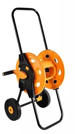 Carrito aluminio portamanguera asa alta