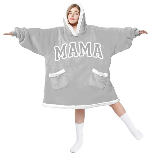 Mum Gifts, Wearable Blanket Hoodie Gifts for Mum, Birthday Gifts for Mum from Daughter Son, Christmas Mother's day Gifts for Mum