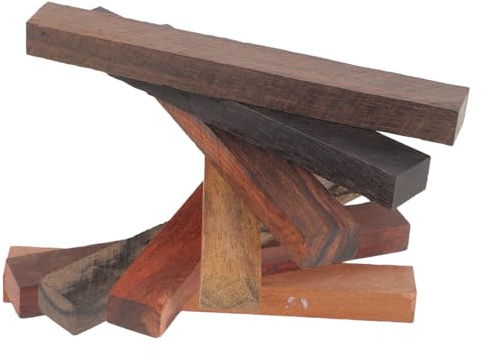 Holzstift-drechselrohlinge-set 8-teilig Exotische Holz-bastelsets für Holzbearbeitungsprojekte