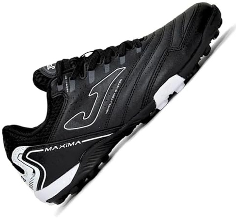 Joma Chaussures Futsal Turf, 39-47, Confort et contrôle - Noir, Noir, 39 EU