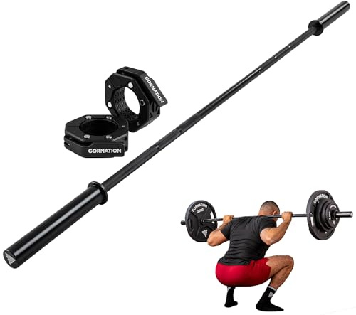 GORNATION Bilanciere per Palestra 15kg, Home Gym Barbell (Bilanciere - 15kg)