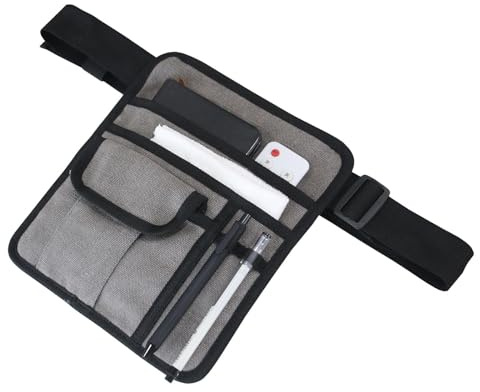 Small Waist Bag Waiter - Apron Bag, Money Holder, Storage Bag for Waiter Accessories, Lightweight for Waitress, Service, Bar, Cafe, Kitchen, Events