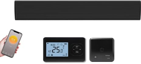 Infrarossi riscaldatore da terrazzo Thermolux con WiFi e termostato (1800, Watt)