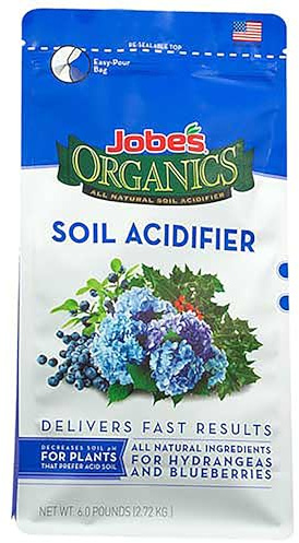 Jobe's Organics Granular Soil Amendment, Organic Soil Acidifier for Blueberry and Hydrangea Plants, 6 lbs Bag