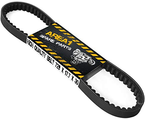 Area1 Keilriemen 729x17,7x30 GY6 50ccm China 4Takt Motorroller mit 12 Zoll. Kompatibel mit RS 600 700 750 900 Zhej Yiying 49/50QT/139QMA/QMB Antriebsriemen