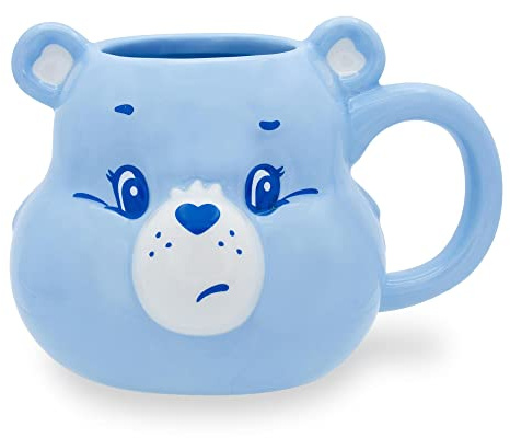 Silver Buffalo Care Bears Grumpy Bear 3D Sculpted Ceramic Mug | Holds 20 Ounces