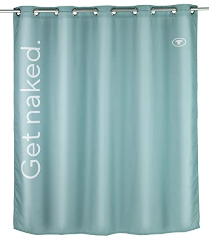 TOM TAILOR Duschvorhang Get Naked Sage bei 30 °C waschbar Grün