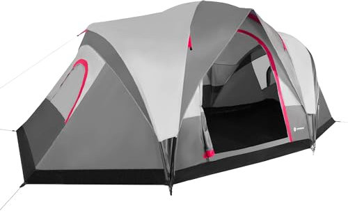 SPRINGOS Tienda de campaña para 6 personas con 1 cabina para dormir, tienda de campaña familiar para senderismo