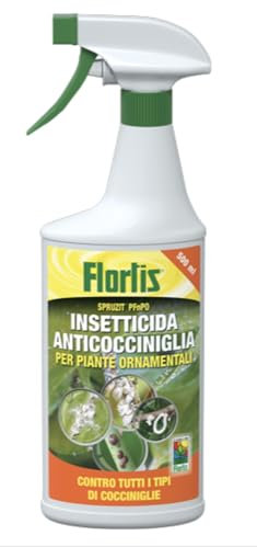 Insetticida Naturale Spray Contro Cocciniglia, Parassiti e Insetti Dannosi – Trattamento Antiparassitario Pronto all’Uso a Base di Piretro – Per Piante Ornamentali, da balcone e da giardino.