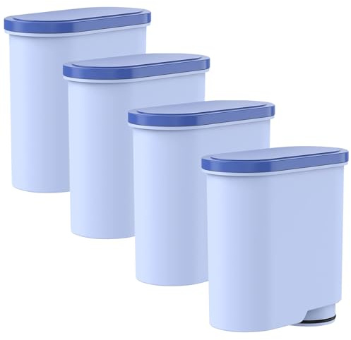 Hyggetech Ersatzwasserfilter für Philips AquaClean CA6903/10 CA6903/22 CA6903, Kompatibel mit Saeco und Philips Kaffeevollautomaten, TÜV SÜD Zertifiziert, Reduzieren PFAS, PFOA/PFOS, 4er-Pack