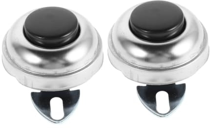 Zerodeko Interruttore del Clacson 2 Pezzi in Metallo Resistente per Trattori e Veicoli Elettrici, Pulsante a Pressione Facile da Usare e Applicazione Versatile