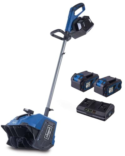 Scheppach Akku Schneefräse BC-SNB410-X Schneeräumer | 40cm Arbeitsbreite | 20cm Schneehöhe | variable Auswurfrichtung | 20V-IXES-Serie | 10 Jahre Garantie | mit 2x4Ah Akku & fastcharge Doppelladegerät