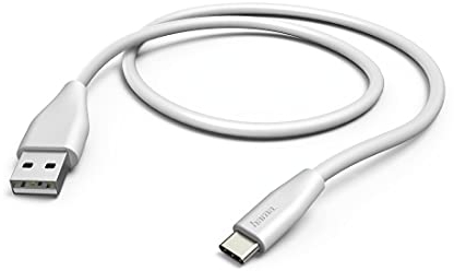 Hama USB Type-C Ladekabel Datenkabel USB 3.1 A Stecker 1,5m weiß