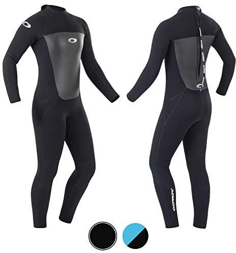 Osprey Origin Neoprenanzug Damen 5mm Lang Winter Wetsuit und Surfanzug, Schwarz, Mittel (M)