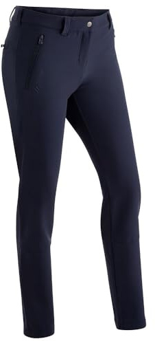 Maier Sports Helga Slim, Warme Damen Wanderhose, Wasserabweisende Outdoorhose für Trekking & Hiking, Enganliegender Schnitt, PFC-frei, mSTRETCH pro 2 & Dryprotec-Technologie