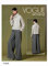 Vogue V1642Y Patterns-V1642Y Damenoberteile, Overalls und Shorts, Papier, weiß, Sizes 4-14