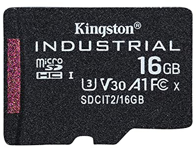 Kingston Industrial microSD -16GB microSDHC Industrial C10 A1 pSLC - Scheda singola senza adattatorer - SDCIT2/16GBSP