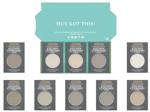 Rust-Oleum Kitchen Cupboard Paint in Satin Finish – Restful Neutrals Tester Box