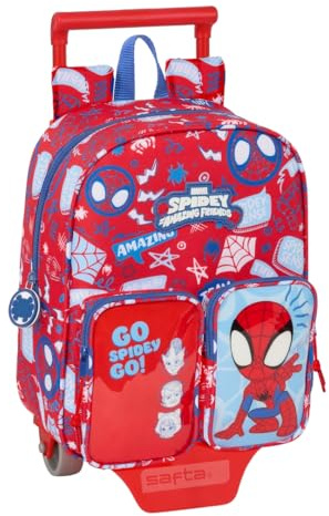 Safta Spidey Rescue Wheeled Backpack One Size