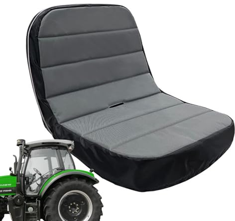 Funda de asiento de tractor impermeable – Fundas resistentes para tractores agrícolas, asientos de cortacésped y carretillas elevadoras | Funda de asiento reforzada de tela antirrotura, protección