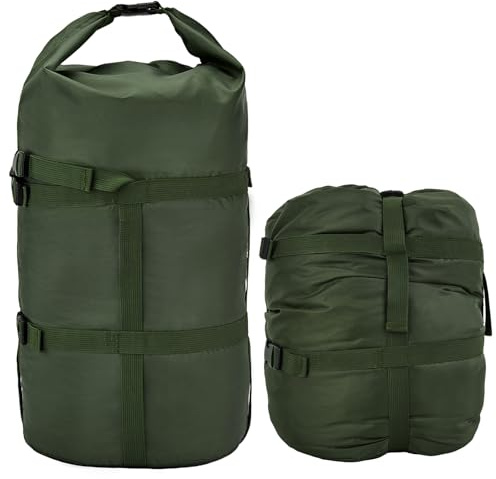 MOOCY Compression Sleeping Bag 20L/45L Fabric Sleeping Bag Organizer for Clothes Camping Hiking Backpacking